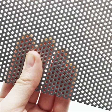 round hole perforated metal sheet|sheet metal with holes prepunched.